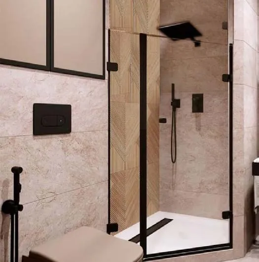Hinged-Door Shower Enclosures — Nova Series