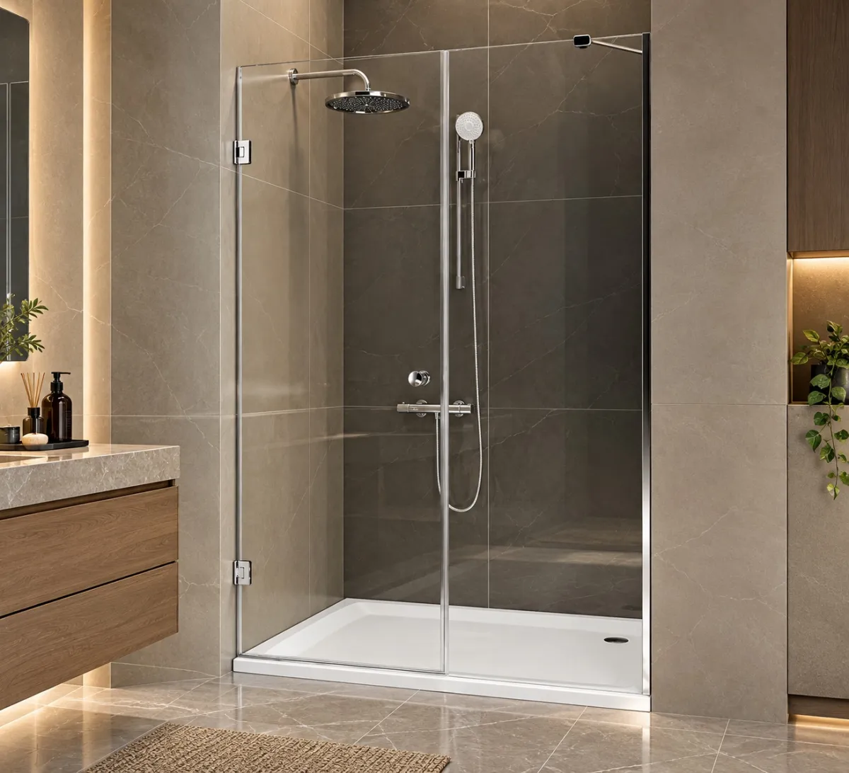 Hinged-Door Shower Enclosures — Apex Nova