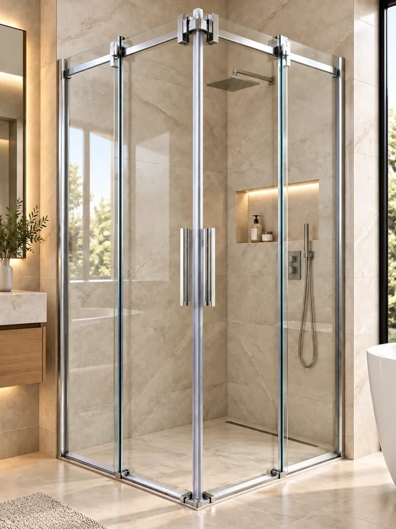 Corner Shower Enclosures — D-Cube Series