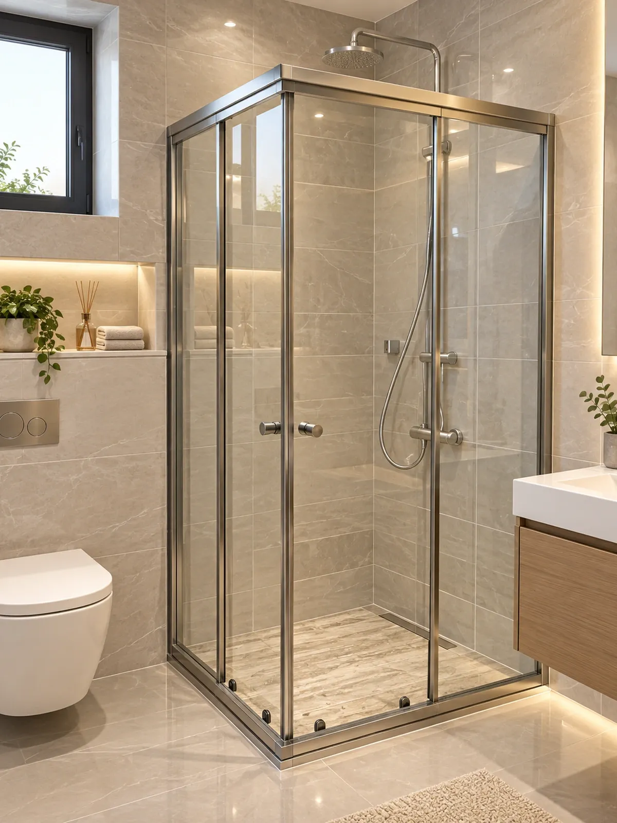 Corner Shower Enclosures — Elegance Series