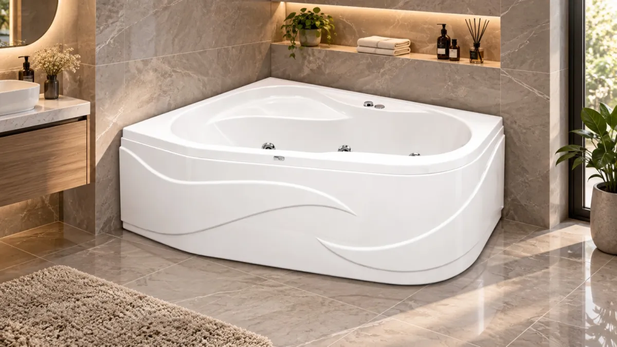 Corner Bathtubs with Seat