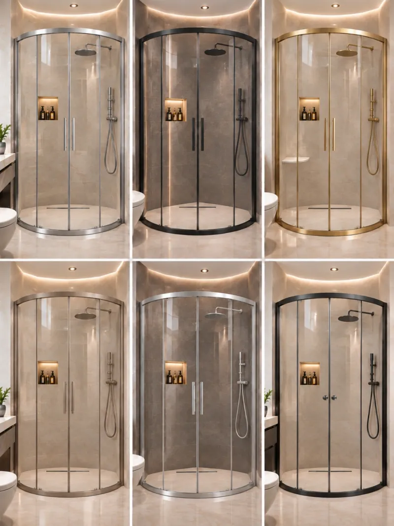Quadrant Shower Enclosures — Elegance Oval